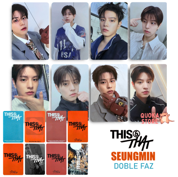 Producto - SEUNGMIN - Photocards Doble Faz Stray Kids 'THIS and THAT'