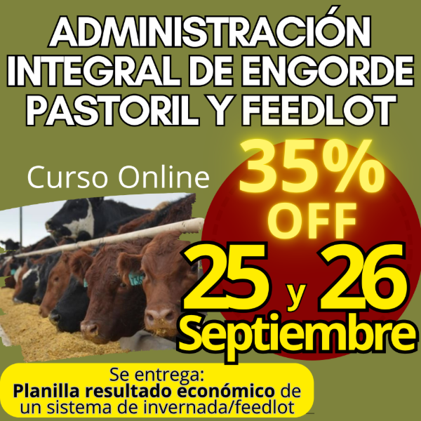 Producto - Curso Online: Administración Integral de Engorde Pastoril y Feedlot - 0