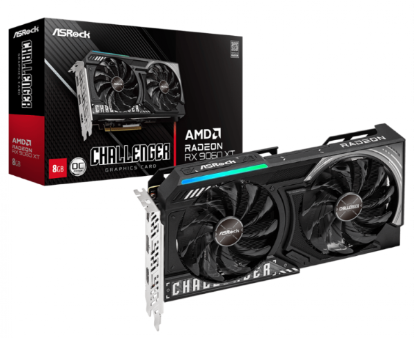 Producto - PLACA DE VIDEO ASROCK RX9060XT CL 8GO