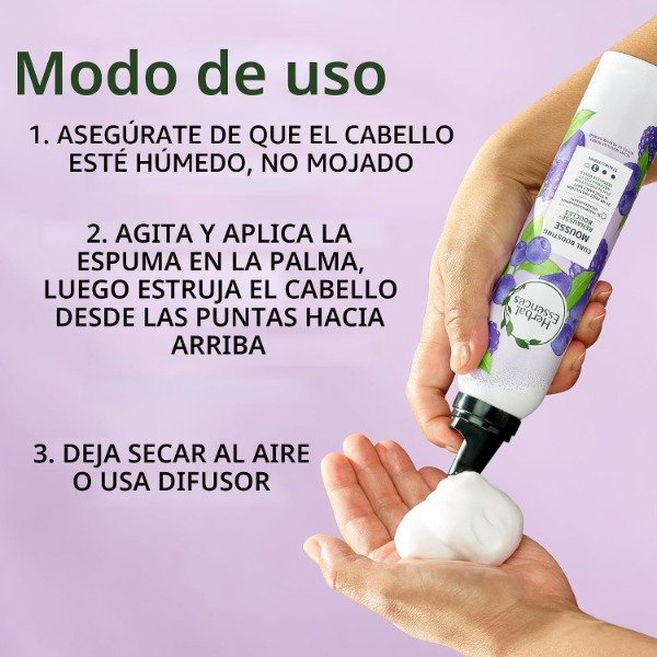 Producto - Herbal Essences Curl Boosting Mousse 192g - 6