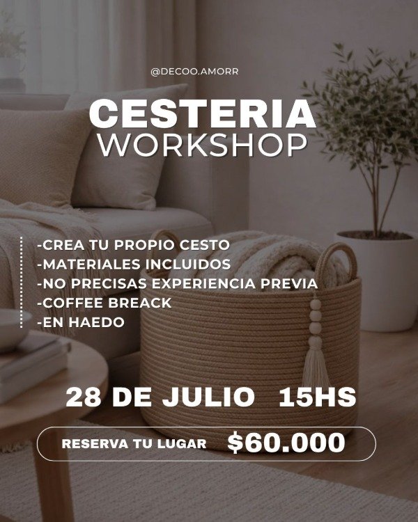 Producto - CESTERIA 28/7