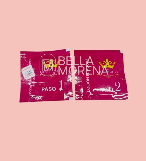 Producto - PAR PASO 1 Y PASO 2 THE LION BEAUTY