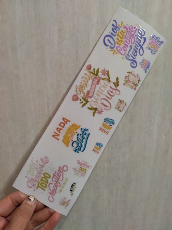 Producto - UV Tiras 8x28cm Frases #9