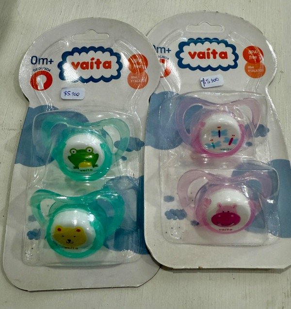 Producto - Chupetes Vaita 0m Tetina redonda x2