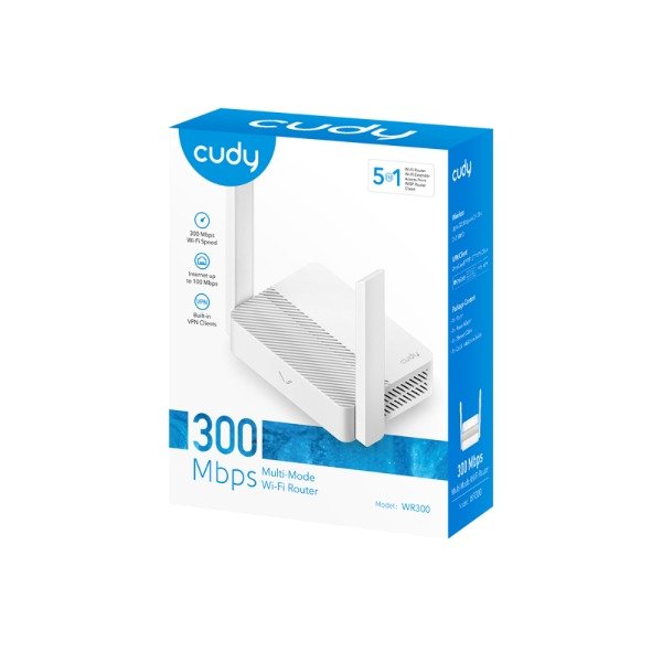 Producto - ROUTER CUDY W300 WI-FI ROUTER MULTI-MODE
