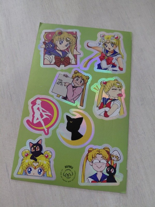 Producto - Planchitas de stickers - Sailor Moon