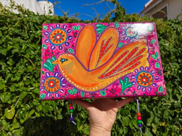 Producto - Cofre "Naranja y Fuxia"