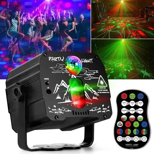 Producto - PL350 LUCES DE DJ PARA FIESTAS CON CONTROL REMOTO