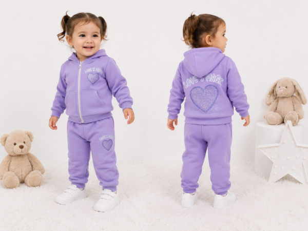 Producto - Conjunto Corazón lila