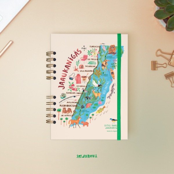 Producto - Cuaderno A5 / Mapa / GRANDE
