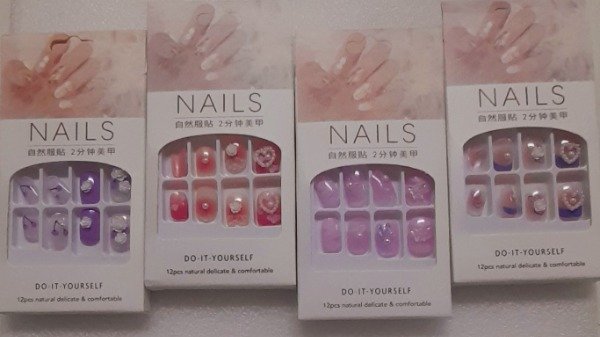 Producto - Uñas postizas decoradas Q U19 DNB 9/25