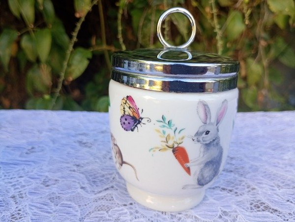 Producto - Egg Coddler de porcelana inglesa grande