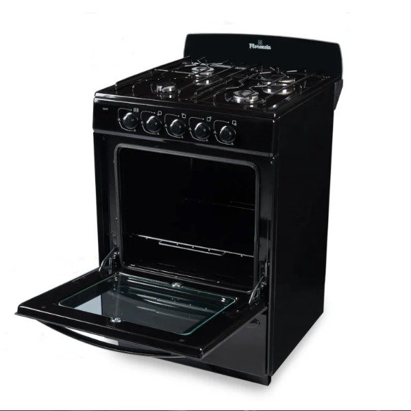 Producto - Cocina negra 56cm multigas Florencia 5517F - 2