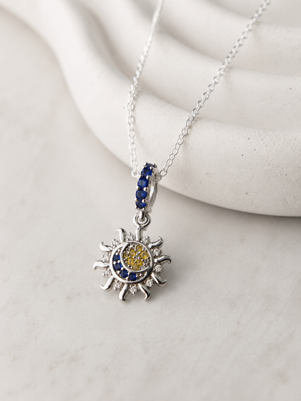 Producto - CADENA DE PLATA LUNA SOL 9081