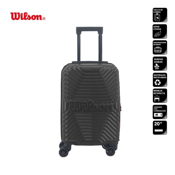 Producto - VALIJA ABS NEGRA 20" WILSON 65.1757N20