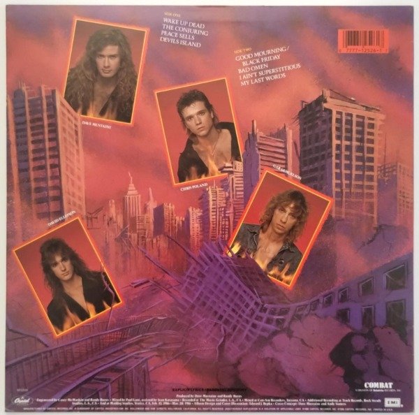 Producto - MEGADETH Peace Sells Disco Vinilo LP USA 1986 Insert Specialty Pressing - 3