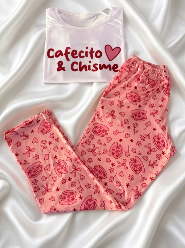 Producto - Pijama Largo Cafecito y Chisme