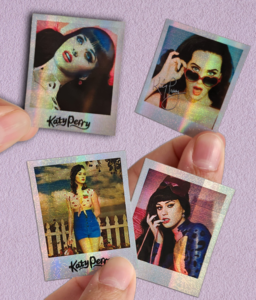 Producto - SET POLAROID- HOLOGRÁFICAS - KATY PERRY