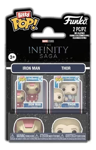 Producto - FUNKO BITTY POP 2PACK MARVEL IRON MAN and THOR