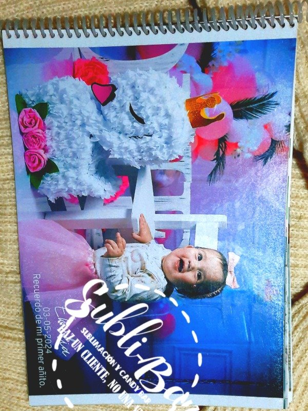 Producto - Libro de firmas personalizado - Cumple 1 año