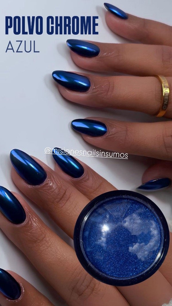 Producto - Polvo chrome azuo