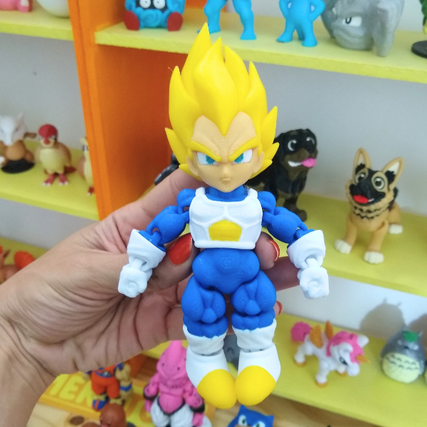 Producto - Vegeta super sayaijin articulado
