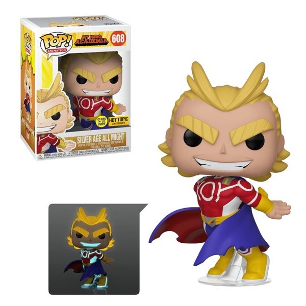 Silver Age All Might My Hero Academia Hot Topic Exclusive Funkoholic