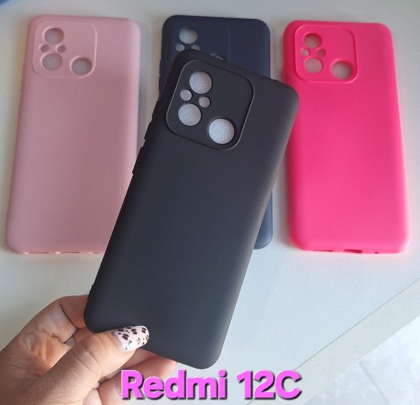 Producto - Fundas silicona con felpa. Redmi 12C
