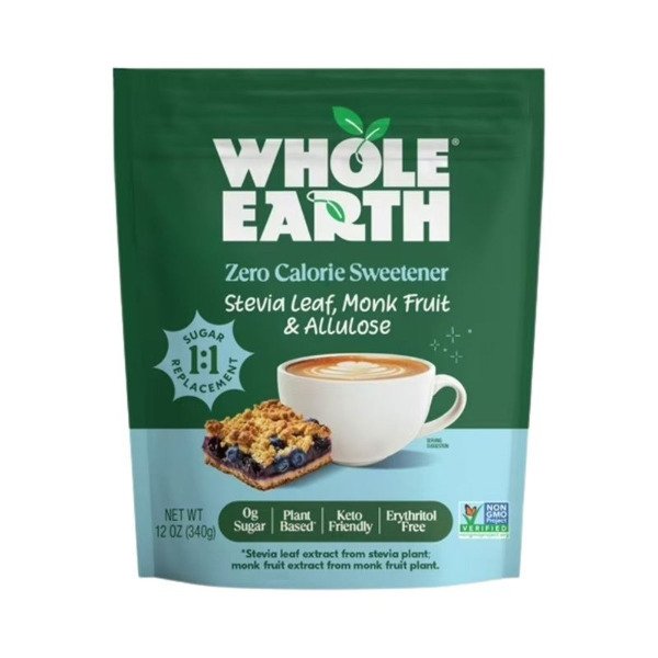 Producto - Endulzante Premium Alulosa Stevia y Fruta del Monje - Whole Earth 340g