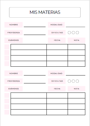 Producto - REPUESTO MATERIAS X20