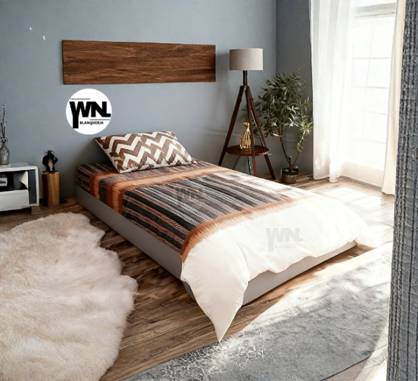 Producto - JUEGO DE SABANAS BLANCO MATEX 1 Y MEDIA PL.