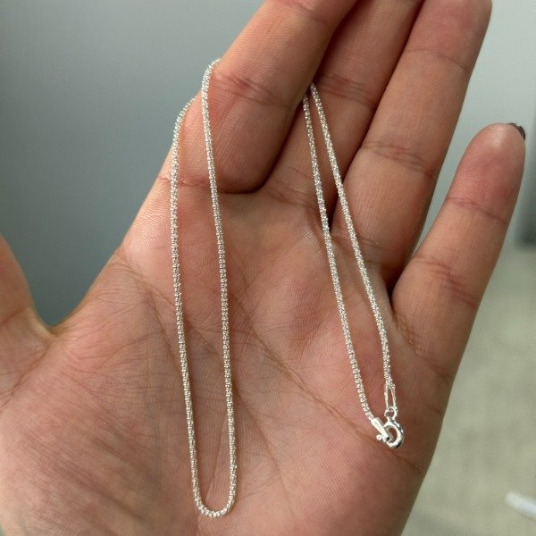 Producto - CADENA -PLATA 925- RIVIERA 40cm