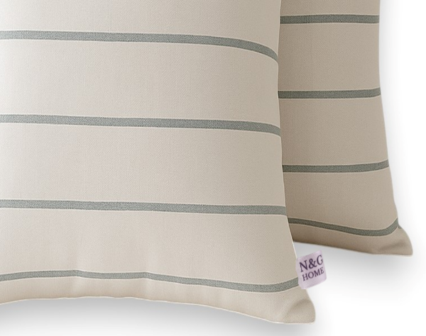 Producto - Set 2 Almohadones 40x40cm Premium Rallas V. - 1