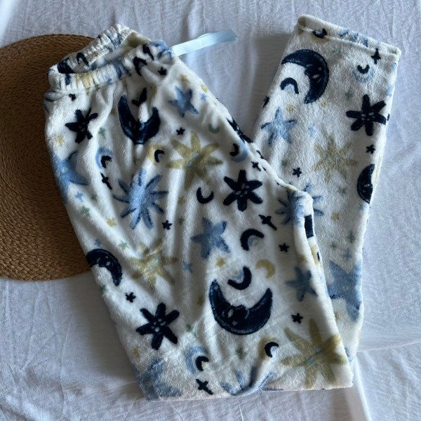Producto - PANTALON POLAR SOFT ESTRELLAS BLANCAS