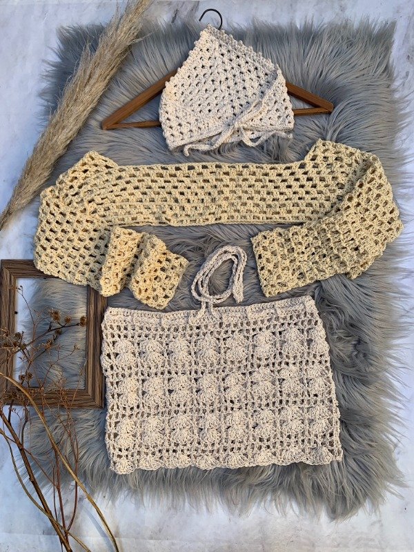 Producto - SET #4 - BANDANA + MANGUITAS + MINI