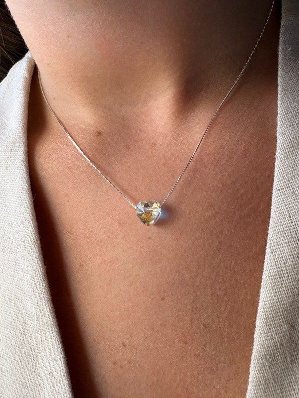 Producto - Collar love tornasol - Plata 925