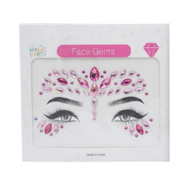 Producto - Gemas adhesivas para rostro x unidad - 10