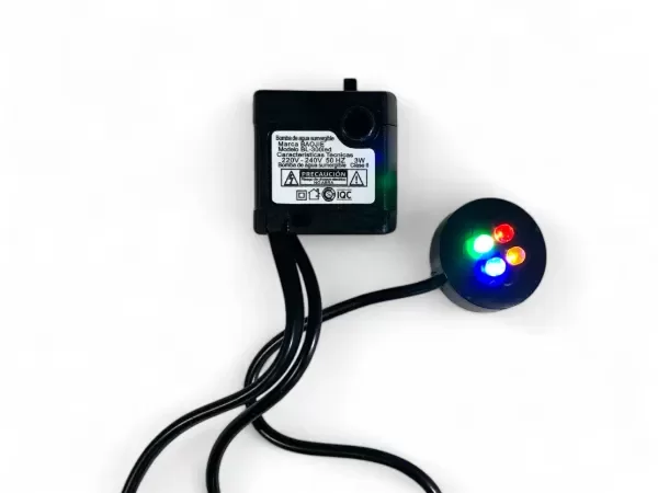 Producto - MOTOR 3W CON LED PARA FUENTE DE AGUA