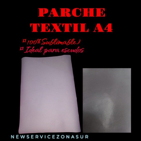 Producto - PARCHE TEXTIL A4