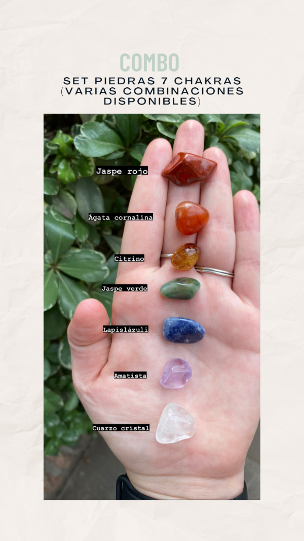 Producto - Combo Piedras 7 Chakras