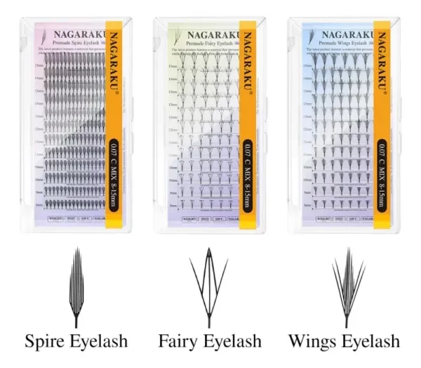 Producto - EXTENSION NAGARAKU PREMADE COMIC FAIRY 0.07D MIX