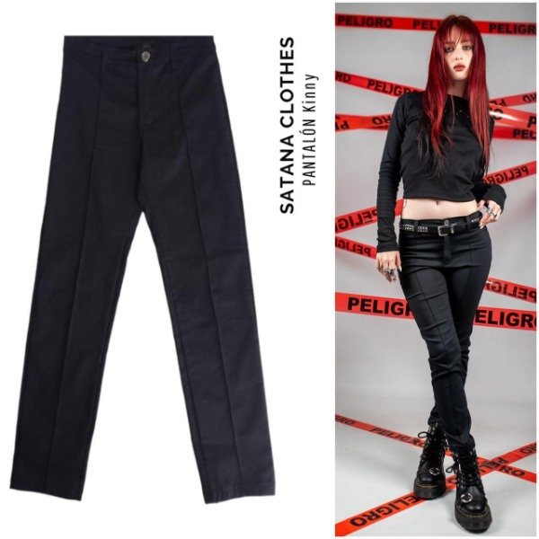 Producto - Pantalon Kinny Negro Satana - 2