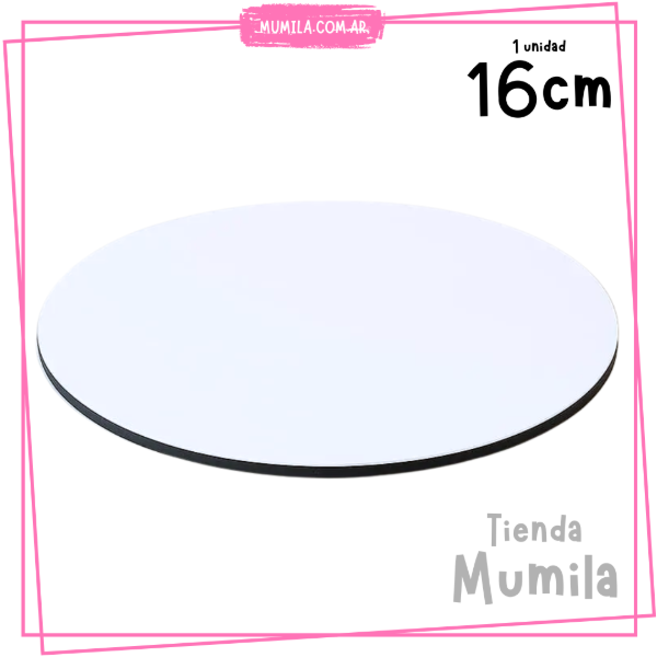 Producto - Base Torta Redonda 16cm Base Fibroplus 3mm