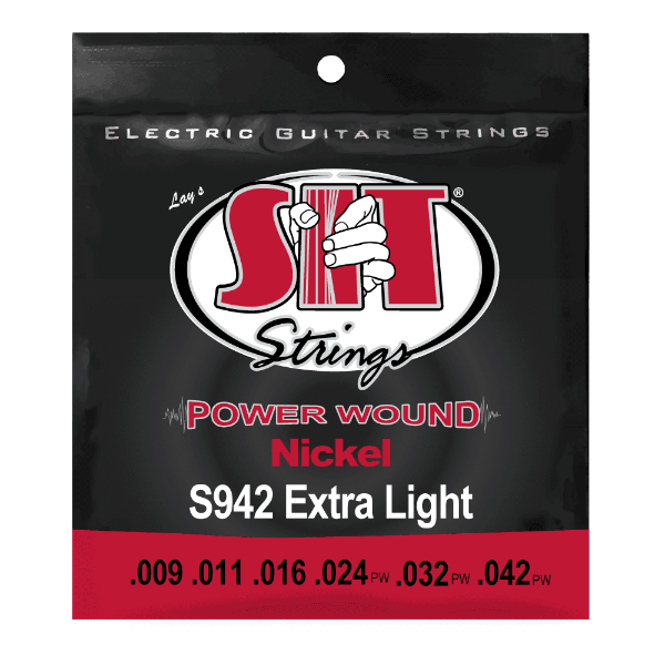 Producto - SIT Cuerdas de níquel para guitarra eléctrica PowerWound 09