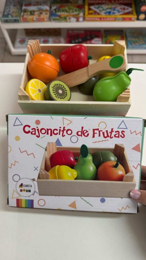 Producto - Cajoncito de frutas para cortar- Kiki