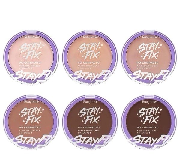 Producto - POLVO COMPACTO RUBY ROSE STAY FIX