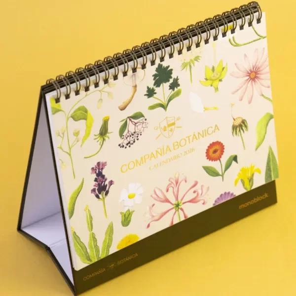 Producto - Calendario 2026 de Escritorio - Compañía Botánica