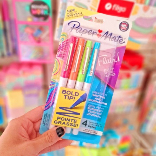 Producto - Marcadores 1.2mm. "Flair Bold" X4 - Paper Mate