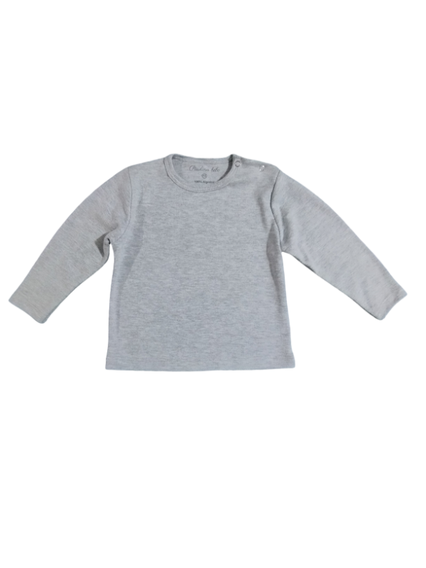 Producto - Remera manga larga gris claro
