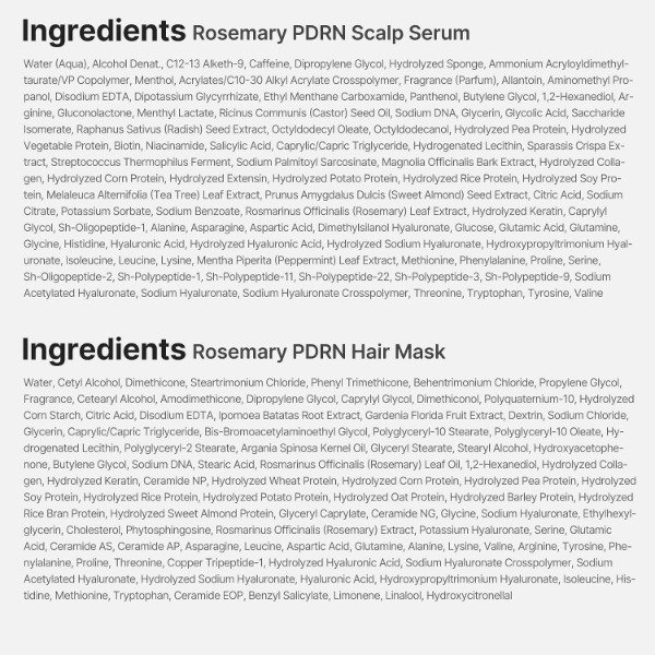 Producto - medicube Rosemary PDRN Glass Hair Set - 6